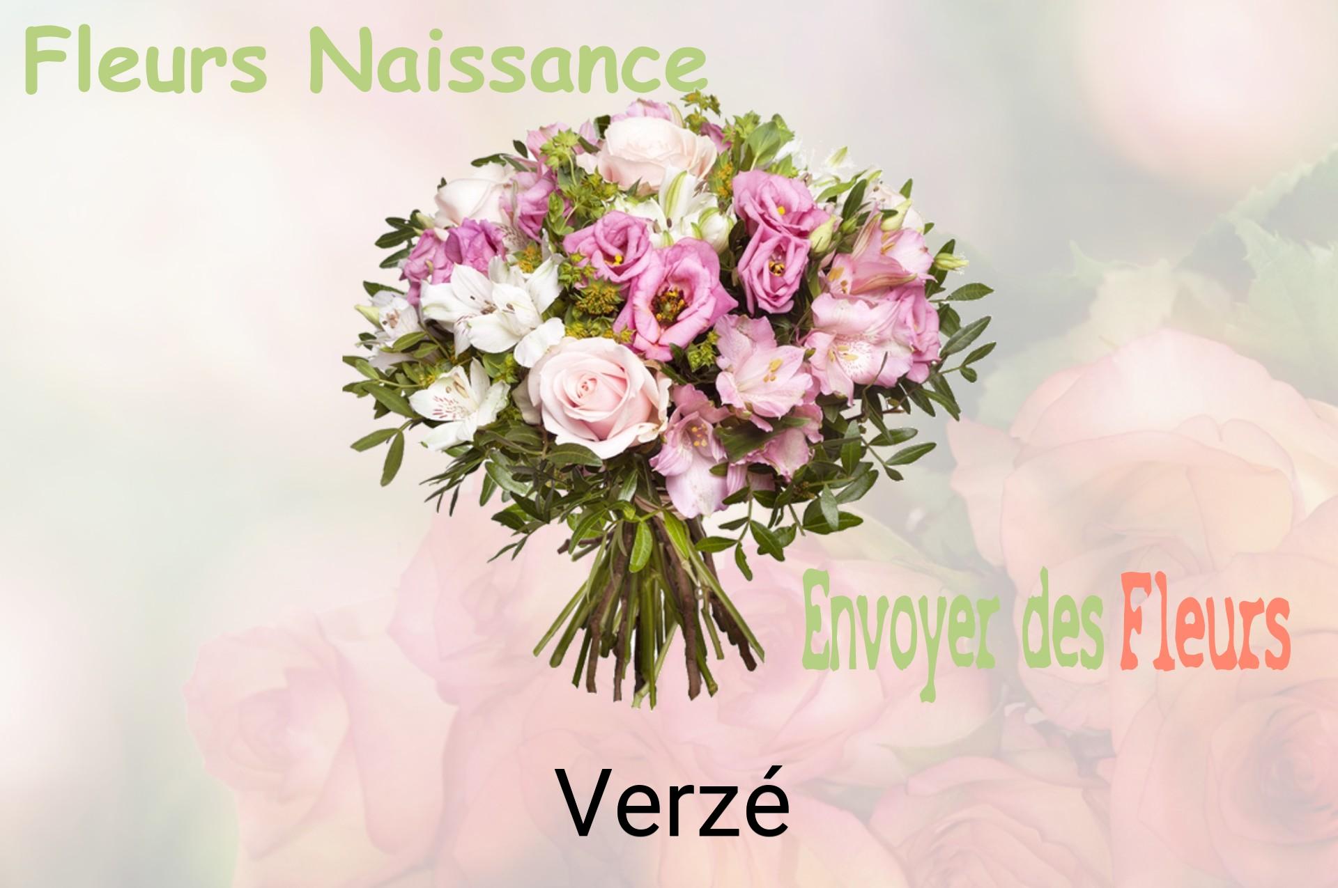 Bouquet de fleurs de naissance livré à Verzé